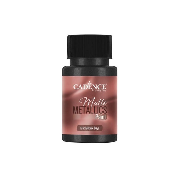 Cadence matte metallic verf 50ml zwart