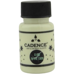 Cadence glow in the dark verf 50ml natuurlijk groen