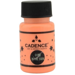 Cadence glow in the dark verf 50ml oranje