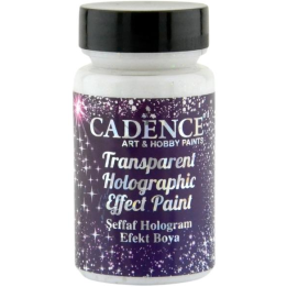 Cadence holografische glitter effect verf 90ml transparant