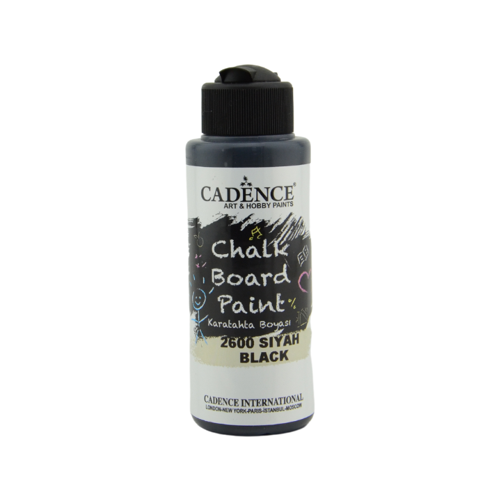Cadence krijtbord verf 120ml zwart