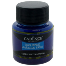 Cadence marbling verf 45ml donkerblauw