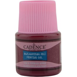 Cadence glas- en porseleinverf frosting gel 45ml pink