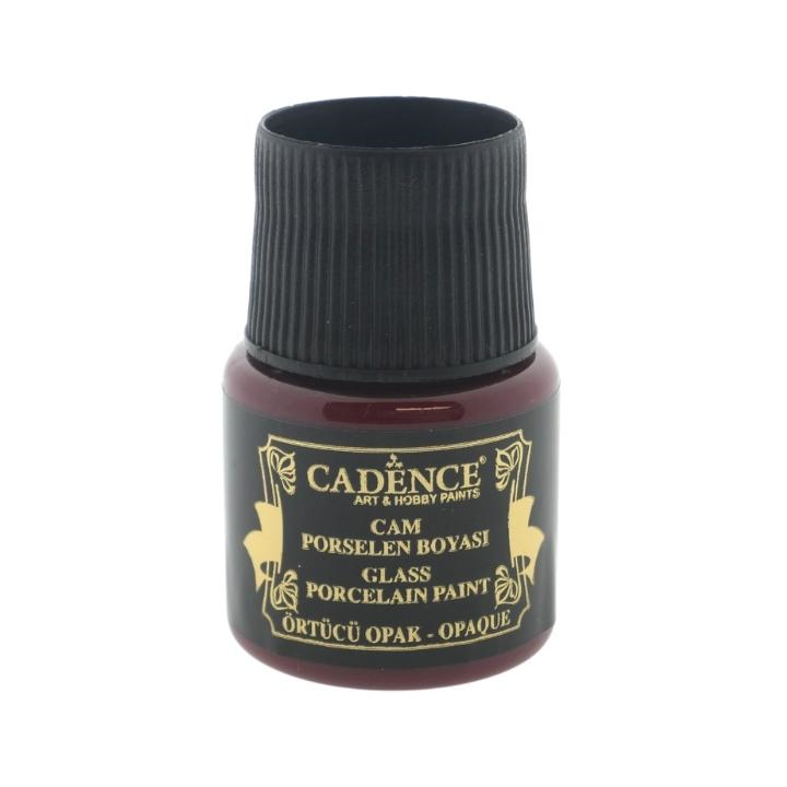 Cadence glas- en porseleinverf opaque 45ml rood