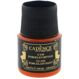 Cadence glas- en porseleinverf opaque 45ml oranje