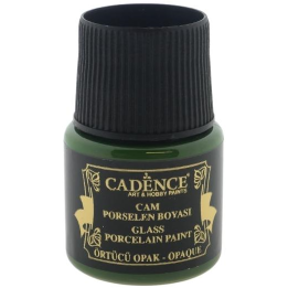 Cadence glas- en porseleinverf opaque 45ml groen