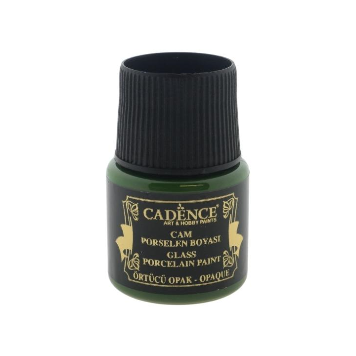 Cadence glas- en porseleinverf opaque 45ml groen