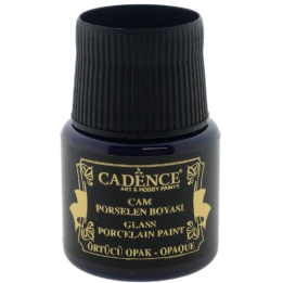 Cadence glas- en porseleinverf opaque 45ml donkerblauw