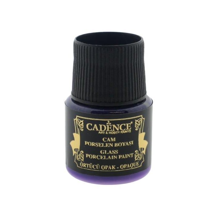 Cadence glas- en porseleinverf opaque 45ml paars
