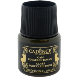 Cadence glas- en porseleinverf opaque 45ml gebrand omber