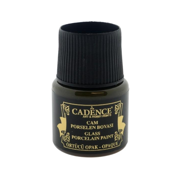 Cadence glas- en porseleinverf opaque 45ml gebrand omber