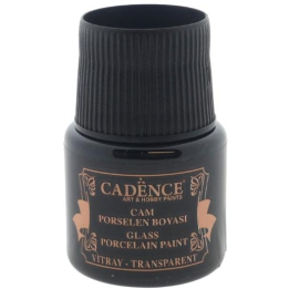 Cadence glas- en porseleinverf vitrail 45ml bruin