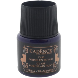 Cadence glas- en porseleinverf vitrail 45ml paars