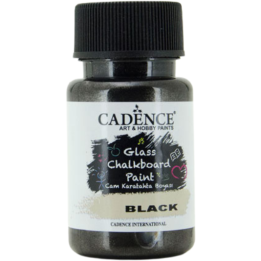 Cadence glas krijtbord verf 50ml zwart