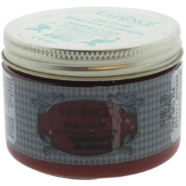 Cadence glas transparant relief pasta 150ml oranje