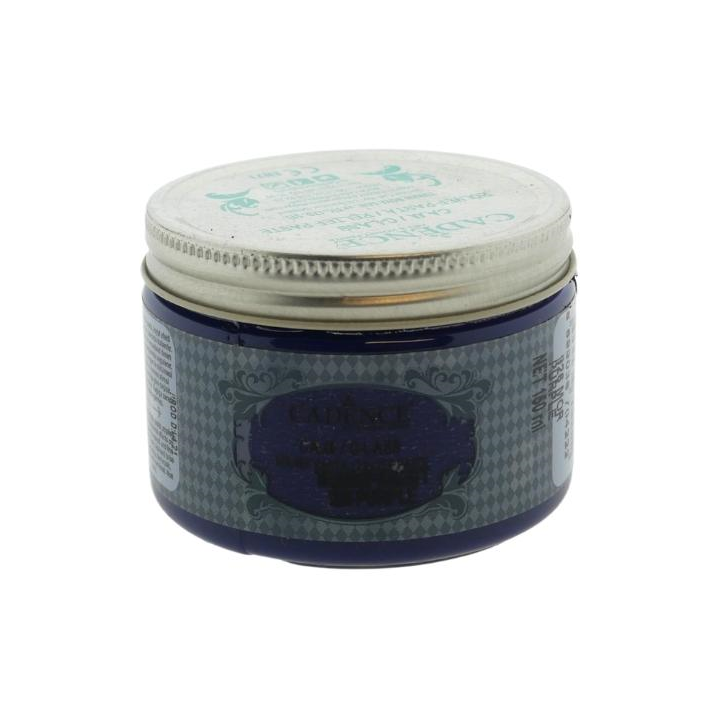 Cadence glas transparant relief pasta 150ml paars