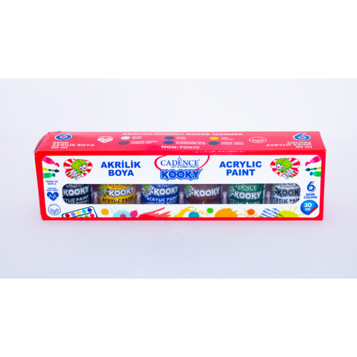 Cadence kooky acrylverf set 6x30ml
