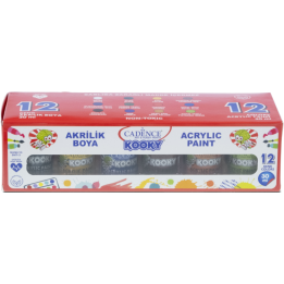 Cadence kooky acrylverf set 12x30ml