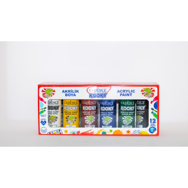 Cadence kooky acrylverf set 12x59ml