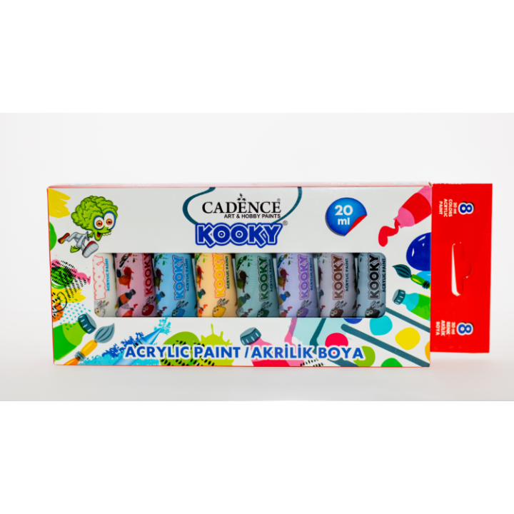 Cadence kooky acrylverf set 8x20ml