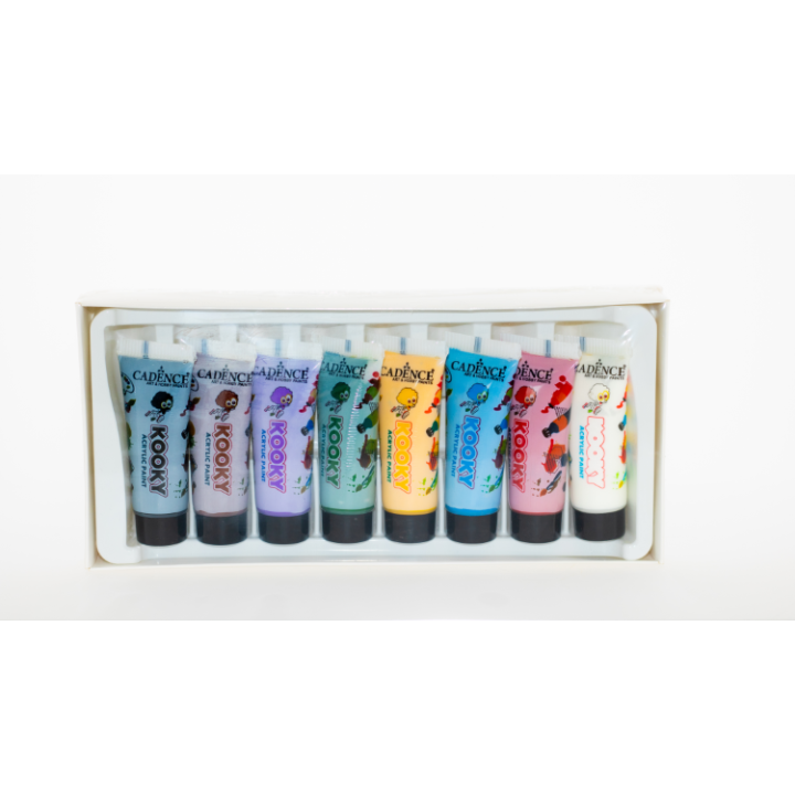 Cadence kooky acrylverf set 8x20ml