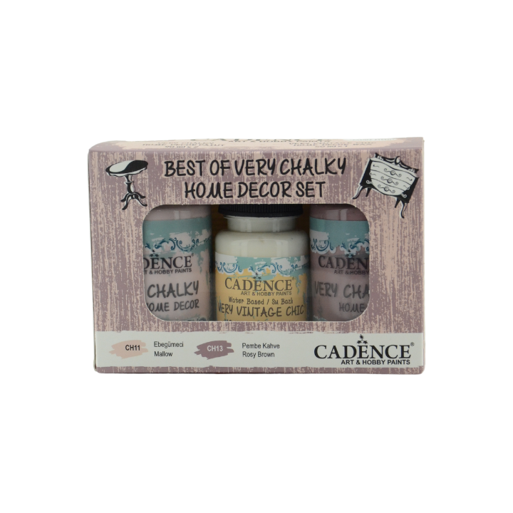 Cadence best of very chalky set rosy brown
