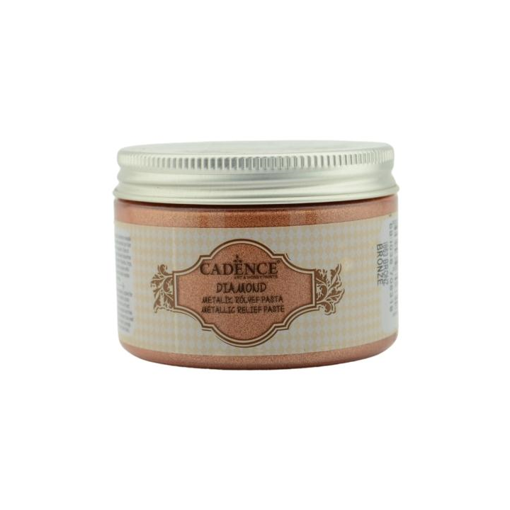 Cadence diamond relief pasta 150ml brons
