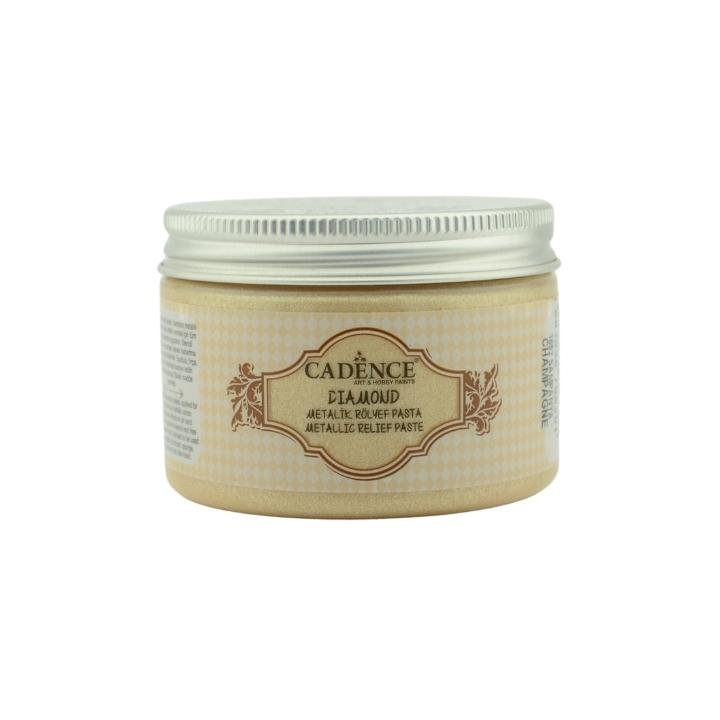 Cadence diamond relief pasta 150ml champagne