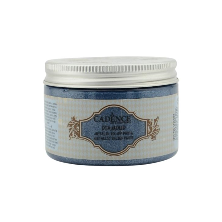 Cadence diamond relief pasta 150ml donkerblauw