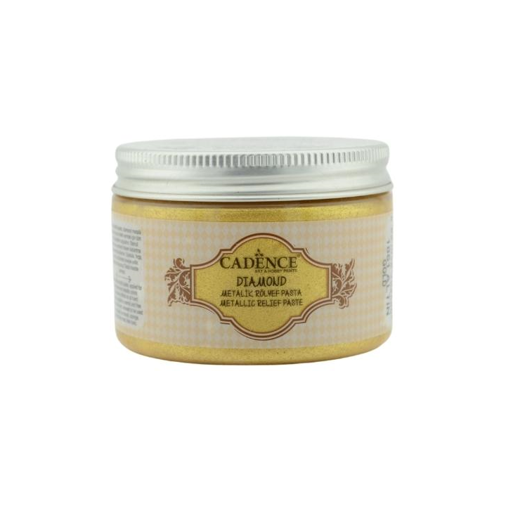 Cadence diamond relief pasta 150ml goud