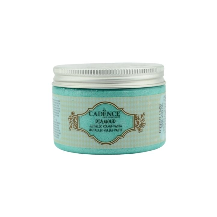 Cadence diamond relief pasta 150ml mintgroen