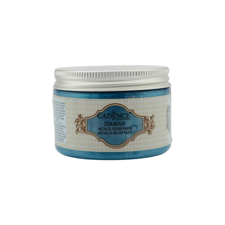 Cadence diamond relief pasta 150ml turquoise