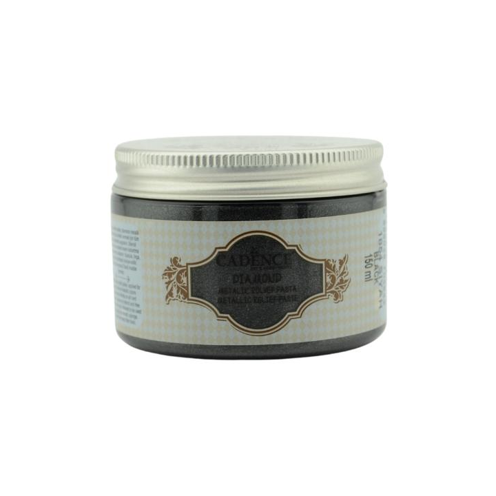 Cadence diamond relief pasta 150ml zwart