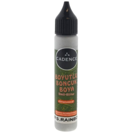 Cadence dimensional verf glitter 25ml regenboog zilver