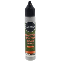 Cadence dimensional verf glitter 25ml zilver
