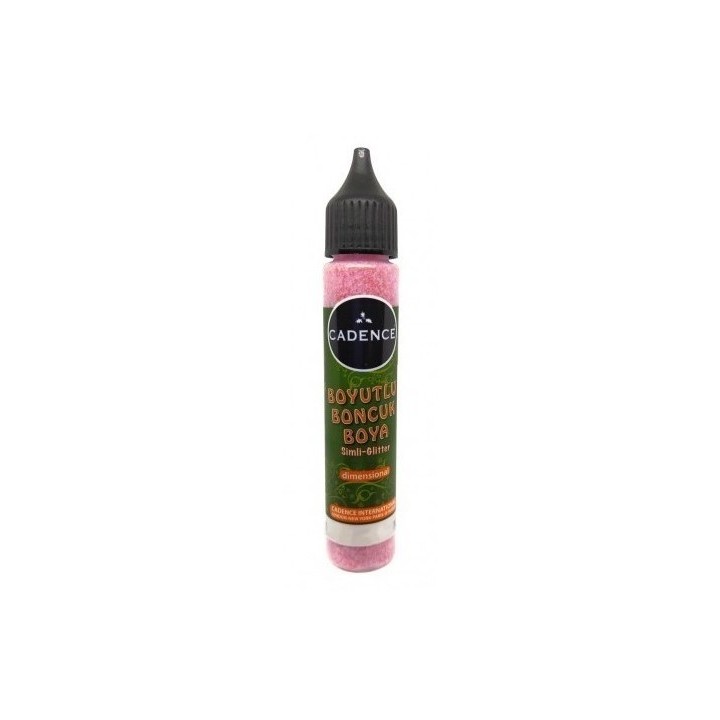 Cadence dimensional verf glitter 25ml dry rose