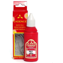 Cadence dimensional verf opaque 50ml red