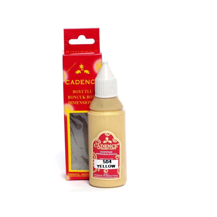 Cadence dimensional verf opaque 50ml yellow