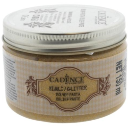 Cadence glitter relief pasta 150ml goud