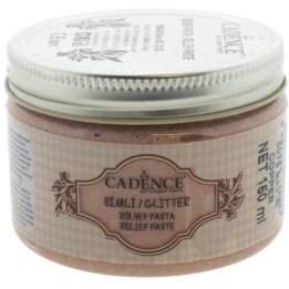 Cadence glitter relief pasta 150ml koper