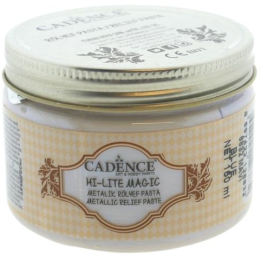 Cadence hi lite metallic relief pasta 150ml blauw
