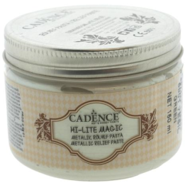 Cadence hi lite metallic relief pasta 150ml groen