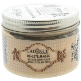 Cadence hi lite metallic relief pasta 150ml oranje