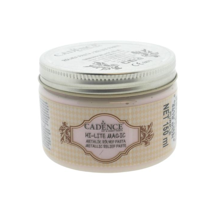 Cadence hi lite metallic relief pasta 150ml paars