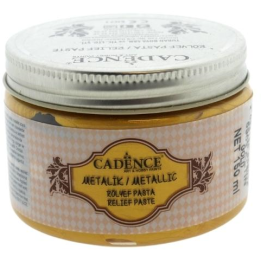 Cadence metallic relief pasta 150ml goud