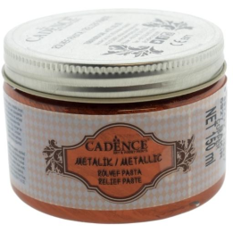 Cadence metallic relief pasta 150ml koper