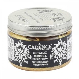 Cadence metallic flexible relief paste 150ml gold