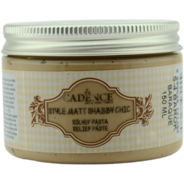 Cadence style mat shabby chic relief pasta 150ml beige