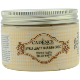 Cadence style mat shabby chic relief pasta 150ml linnen