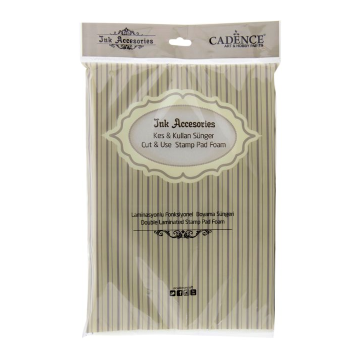 Cadence cut and sponge pad foam a4